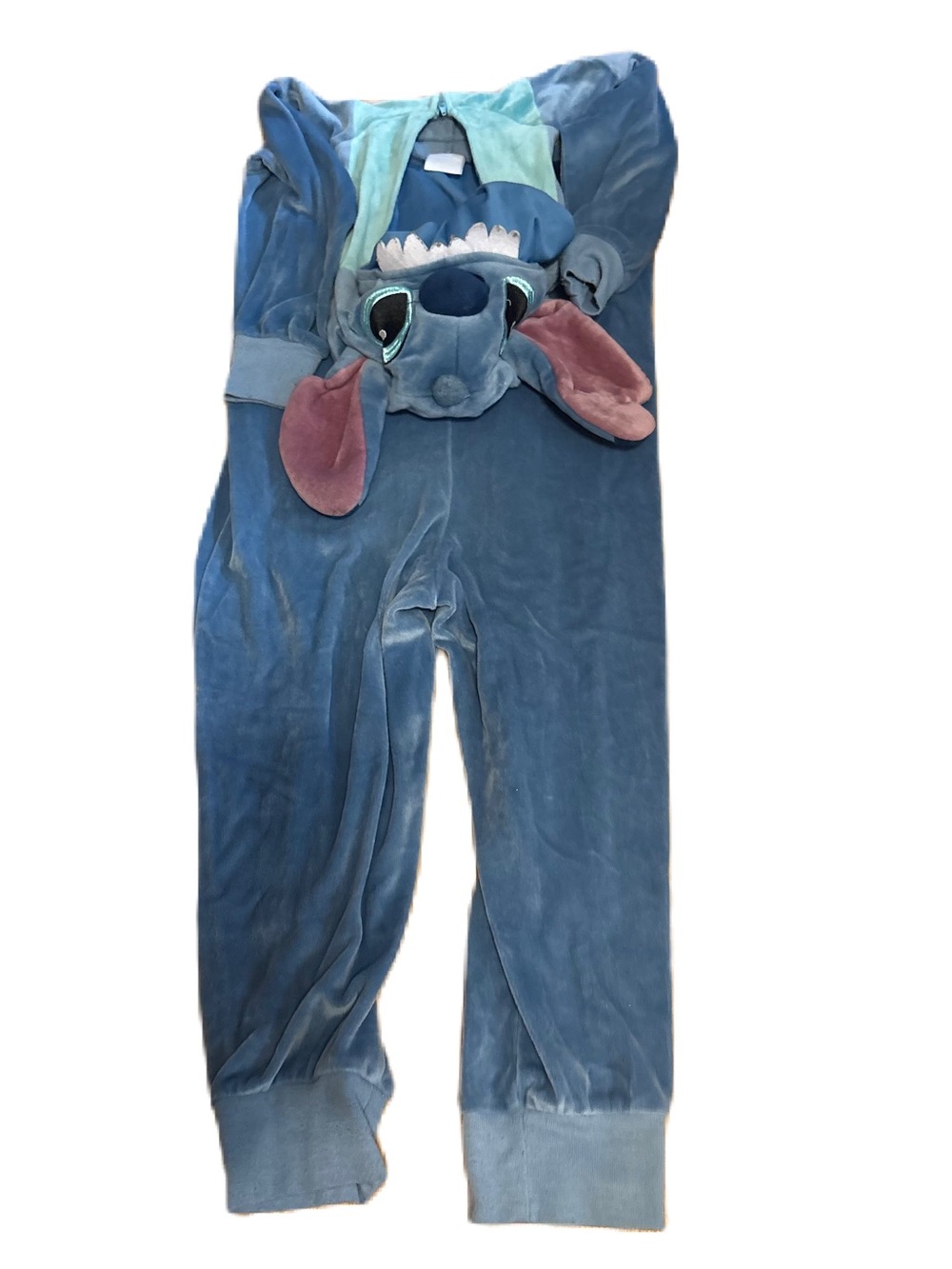 Disney Stitch One Piece Jumpsuit Costume Small Blue Kids Halloween - Picture 2 of 6